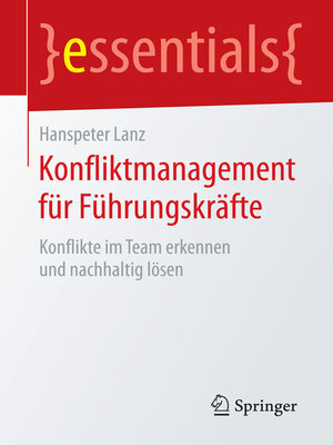 cover image of Konfliktmanagement für Führungskräfte